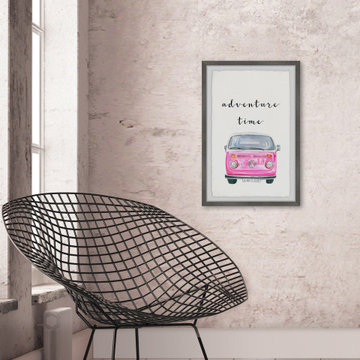 "Adventure Time" Framed Painting Print