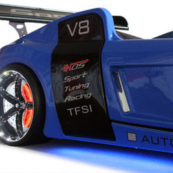 Audi Race Car Bed Blue - Bedroom Products