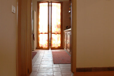Vista da ingresso verso cucina - Particolare pavimentazione