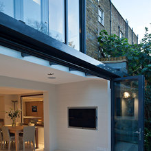 glass stack doors