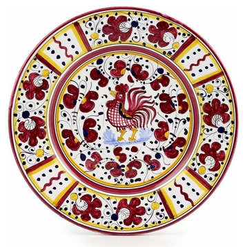 Orvieto Red Rooster Salad Plate