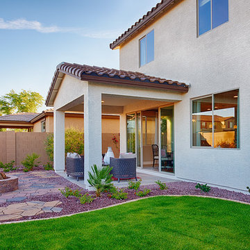 Coral model home in Arizona