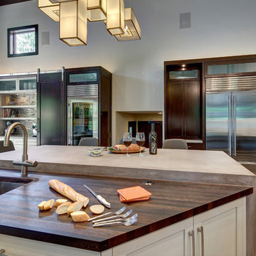 Cold Spring, NY - Modern - Wenge Kitchen Island Countertop