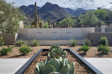 Inspiration for a modern landscaping in Phoenix.