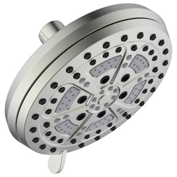 Design House 582700 Mills 1.8 GPM Multi Function Shower Head - Satin Nickel