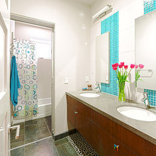 Bathroom floor tile