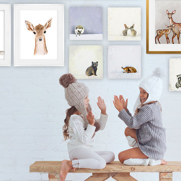 Elegant Animal Wall Art for Kids