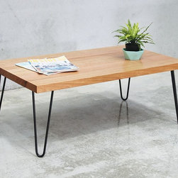 Bernie Coffee Table Solid Vic Ash Custom Made in Melbourne - Coffee Tables