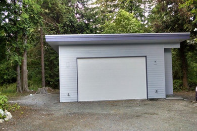 Inspiration for a garage remodel in Seattle