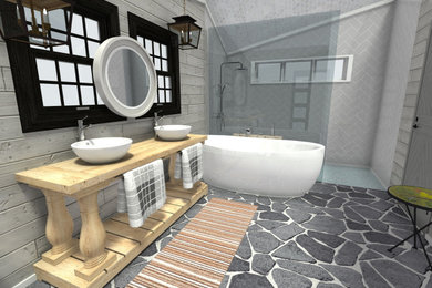 Farmhouse Styled Bathroom Concept