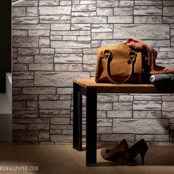 Brick Wallpaper Accent Wall