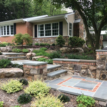 Front and Side Yard Entrance Gardens in Reisterstown