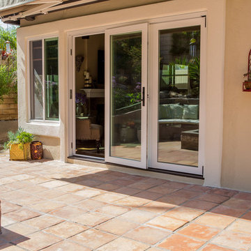 A Beautiful Exterior Folding Door Application