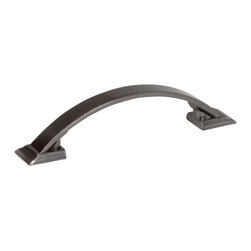 96mm Pull Candler Gunmetal BP29355GM - Cabinet And Drawer Handle Pulls