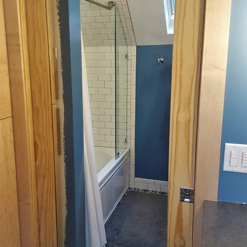 Tiny Bathroom Becomes Family Oasis
