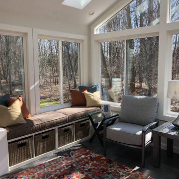 Sunroom Addition with Beautiful Forest View