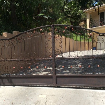Custom Iron Driveway Gates