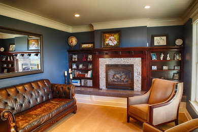 Living room - traditional living room idea in Salt Lake City