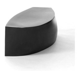 Heller - Frank Gehry Color Bench, Black - Outdoor Benches