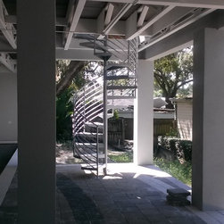 5 Foot Diameter Horizontal Spiral Stairs - Products
