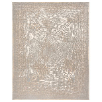 Safavieh Meadow Collection MDW333 Rug, Ivory/Grey, 8' X 10'