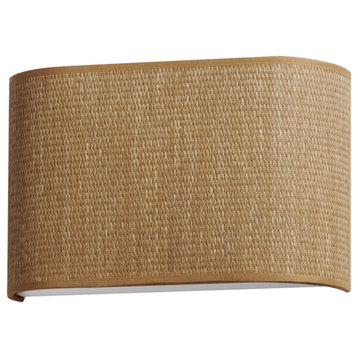 Prime LED Wall Sconce in Grasscloth