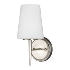 Sea Gull Lighting Driscoll Wall Sconce, Brushed Nickel