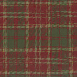 ROTH & TOMPKINS TEXTILES - Red Grant Fabric, 54''x36'' - Upholstery Fabric