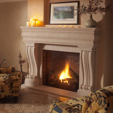 Grand stock Mantels