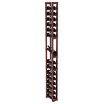 Wine Racks America - 1 Column Display Row Wine Cellar Kit, Redwood, Cherry/Satin F - Make your best vintage the focal point of your wine cellar. High-reveal display rows create a more intimate setting for avid collectors wine cellars. Our wine cellar kits are constructed to industry-leading standards. You'll be satisfied. We guarantee it.