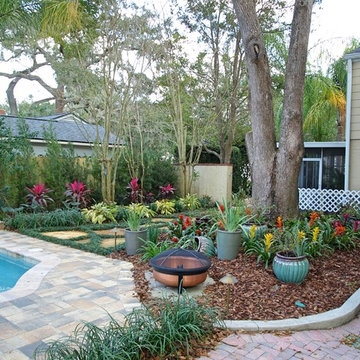 Orlando Florida Poolside Landscape