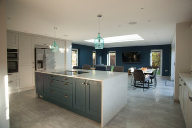 Inspiration for a modern kitchen in Cheshire.