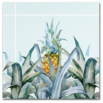 Mark Ashkenazi 'Tropical Filing' Canvas Art, 18"x18"