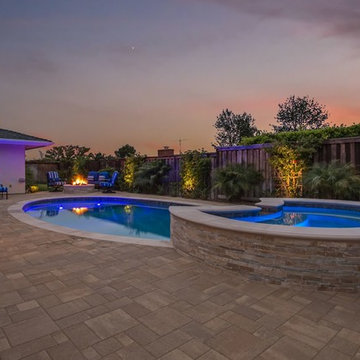 Twilight at Newport Beach Home