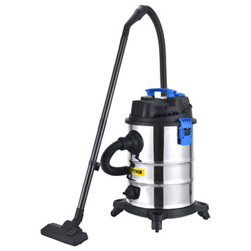 Wet Dry Dust Extractor Vacuum Industrial Collector w/ HEPA Filter, 6.5 Gallon