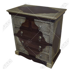UNIQUE BRASS CHEST OF DRAWERS - Furniture