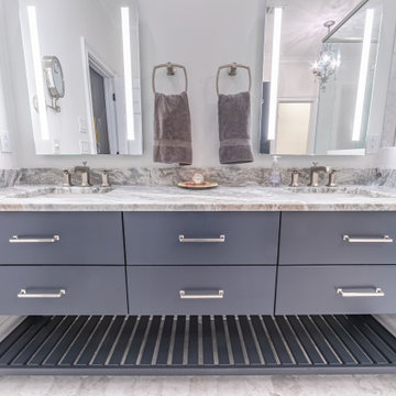 Contemporary Master Bath Renovation in Uptown Charlotte