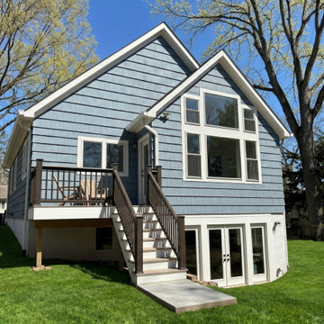 Rear Exterior Wide View | Two-Level Addition Allendale NJ
