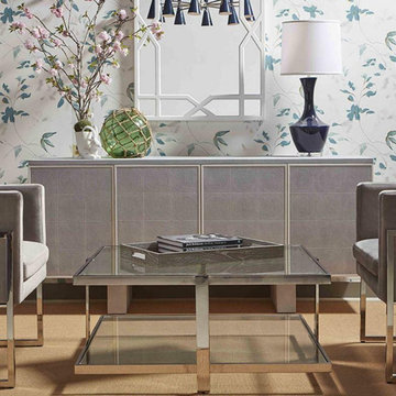 Modern Coffee Tables with Lucite Acrylic Legs