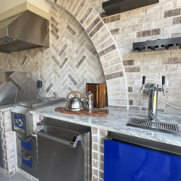 Mini fridge and Beer tap installation