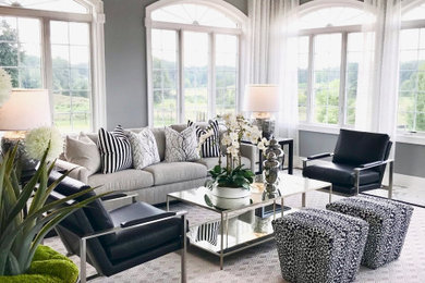 Black & White Sunroom