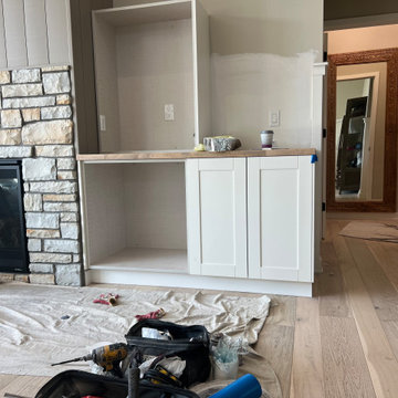 Living room Fireplace Built Ins