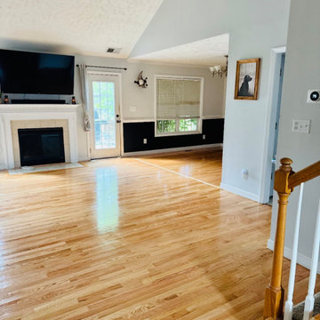 Pet Urine Hardwood Floor Restoration – Sanford, NC