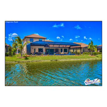 (Heller) Bonita Springs, FL Superior Pools Custom Swimming Pool/Spa/Raised Area