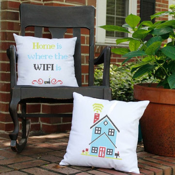 Computer and Tech Throw Pillows
