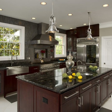 Contemporary, Gourmet Kitchen in Mount Vernon is a Cook's Dream by Michael Nash