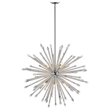 Soleia Collection 12 Light Chandelier in Chrome  Finish