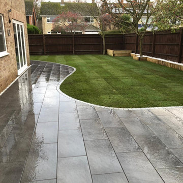 New Curved Porcelain Patio