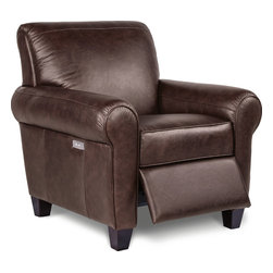 Bennett Duo Reclining Chair and a Half by La-Z-Boy shown in Chocolate - Products