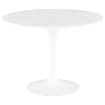 39.5" Natural Marble Dining Table